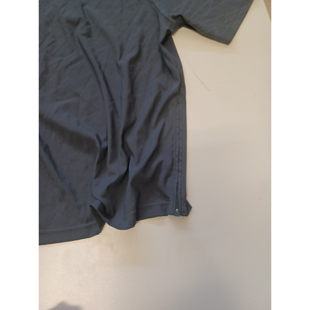Under Armour Pullover 1/4 Zip Gray HeatGear Loose Short Sleeve Size M - Picture 6 of 6